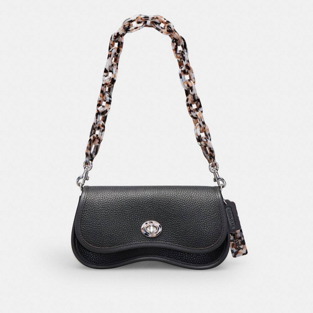 COACH CK113 Wavy Dinky In Coachtopia Leather Black