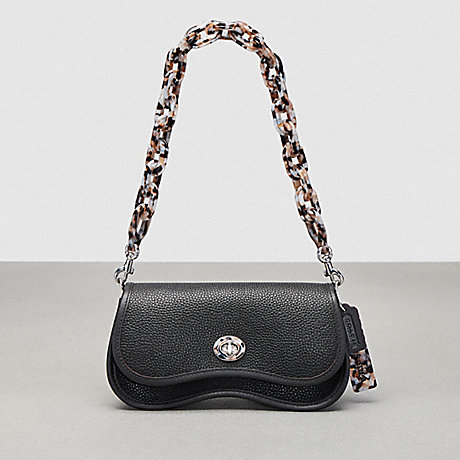 COACH CK113 Wavy Dinky In Coachtopia Leather Black