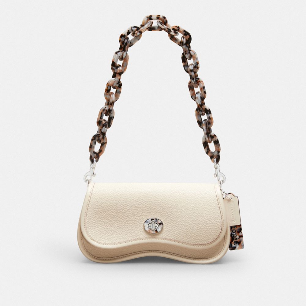 COACH CK113 Wavy Dinky In Coachtopia Leather CLOUD