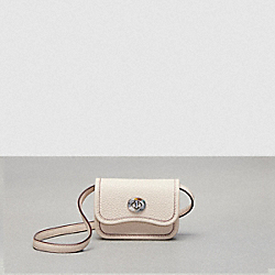 Wavy Wallet With Crossbody Strap In Coachtopia Leather - CK122 - Cloud
