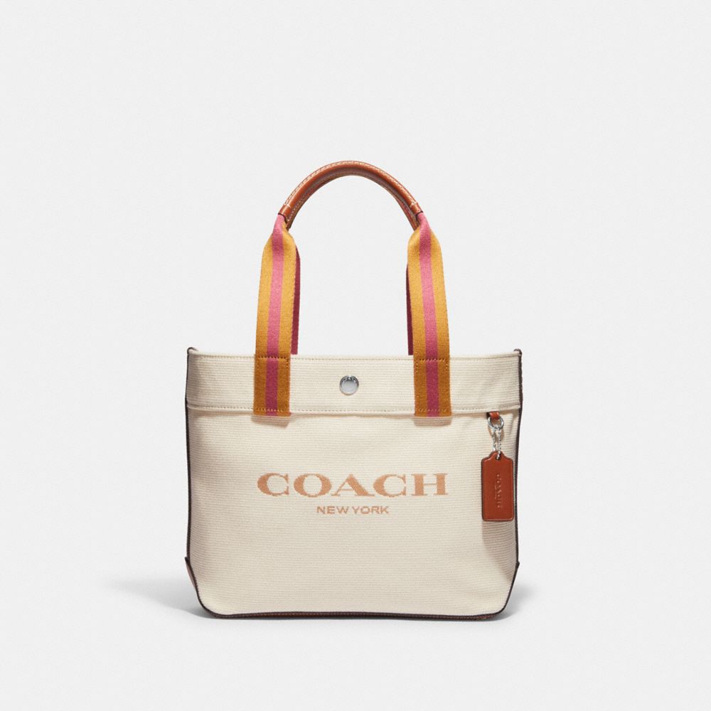 Small Tote - CK168 - Silver/Natural Multi