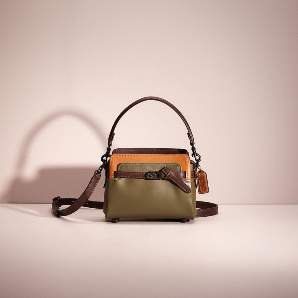 CK280 - Restored Tate 18 Crossbody In Colorblock Pewter/Army Green Multi