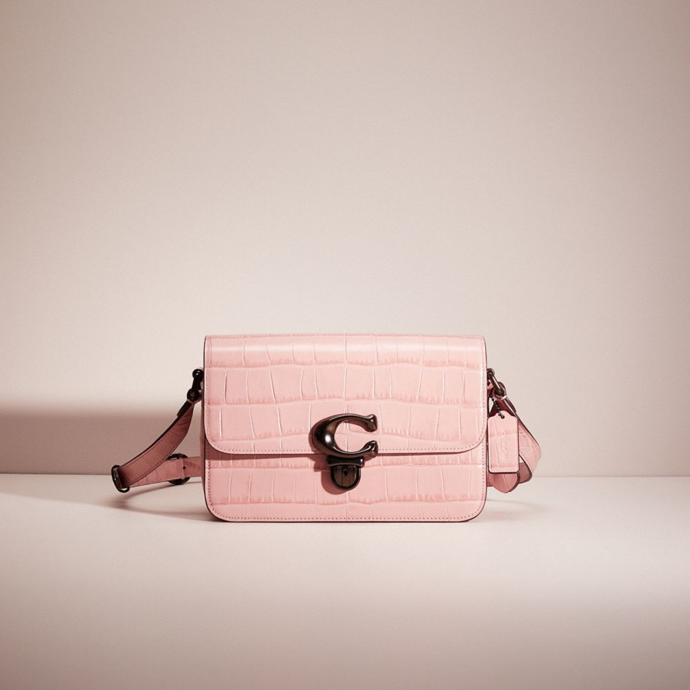 CK297 - Restored Studio Shoulder Bag Pewter/Pink