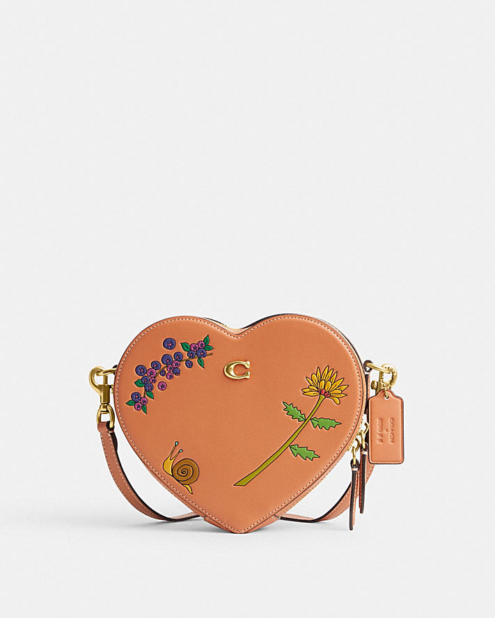 COACH X OBSERVED BY US HEART CROSSBODY