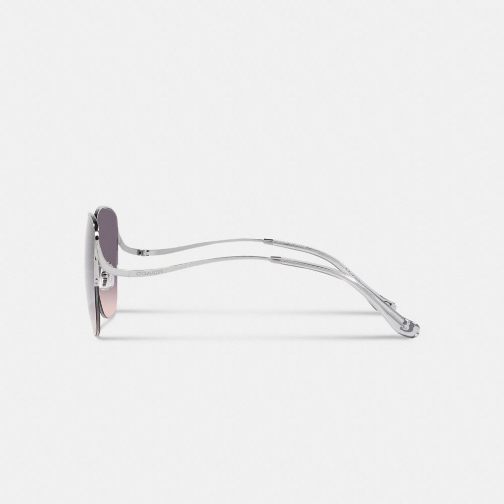 COACH Official Site Official page | METAL ROUNDED SUNGLASSES