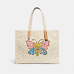 Coach X Lil Nas Butterfly Canvas Tote Bag - CK534 - Multi