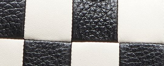 Ergo Bag In Checkerboard Upcrafted Leather