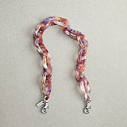 Short Chain Strap In 70% Recycled Resin - CK544 - Purple Multi