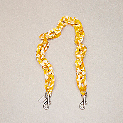Short Chain Strap In 70% Recycled Resin - CK544 - Yellow Multi
