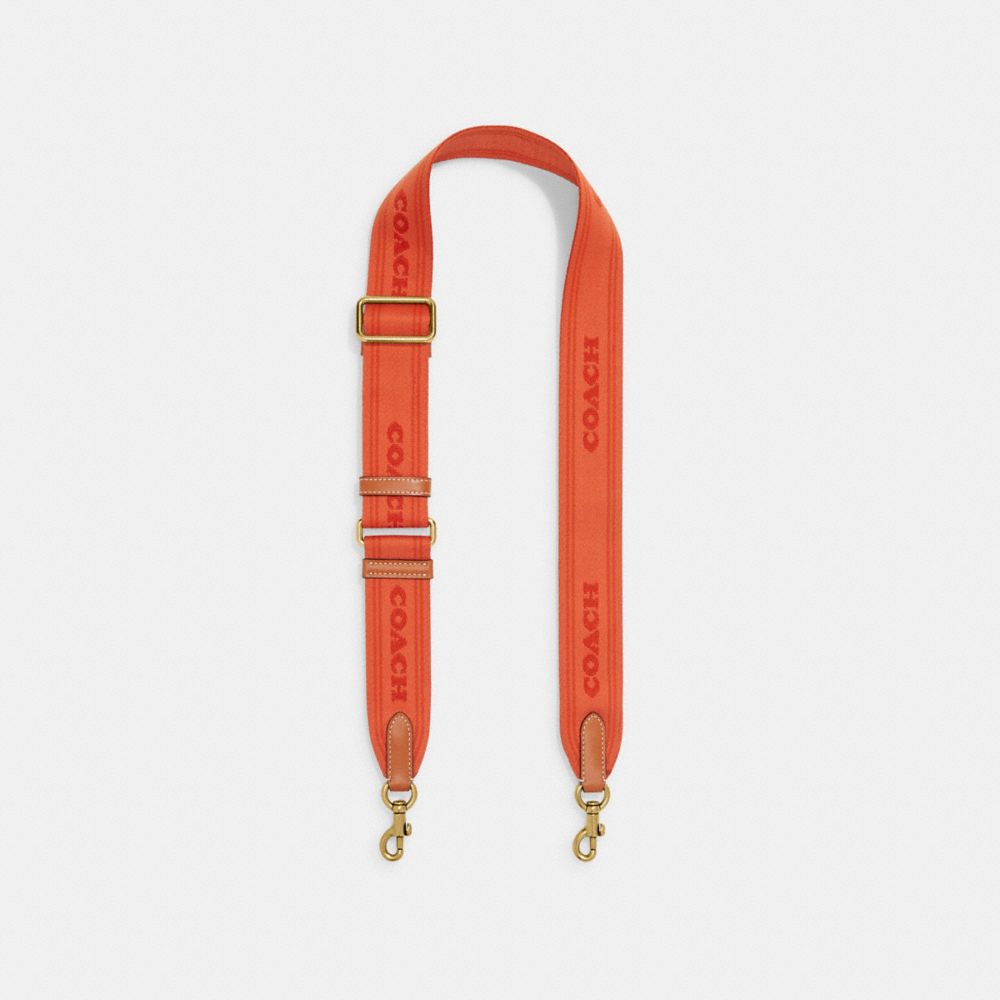 CK547 - Colorblock Webbing Strap Brass/Orange Rust Multi