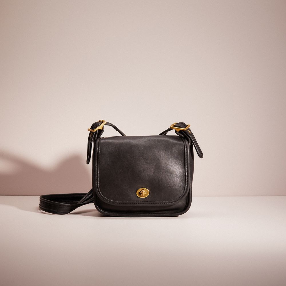 CK639 - Vintage Legacy Small Flap Bag Brass/Black