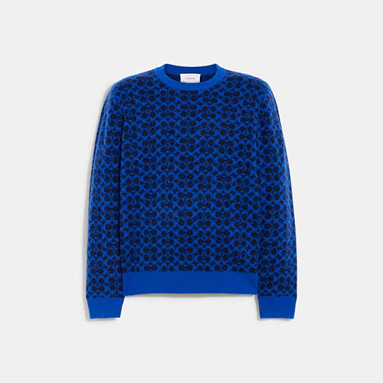CK699 - Signature Sweater Bright Blue