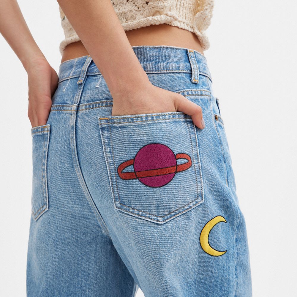 COACH X OBSERVED BY US 90 年代風格丹寧牛仔褲