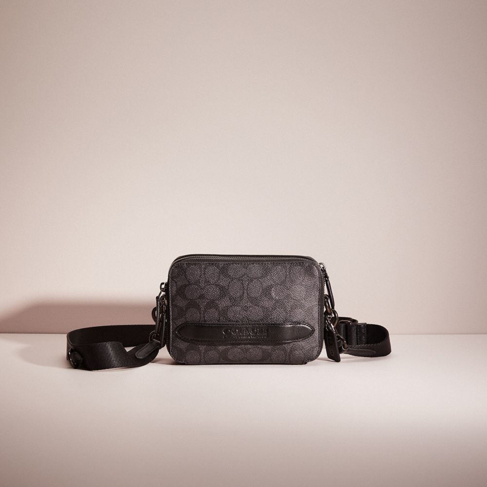 CK766 - Restored Charter Crossbody In Signature Canvas Charcoal