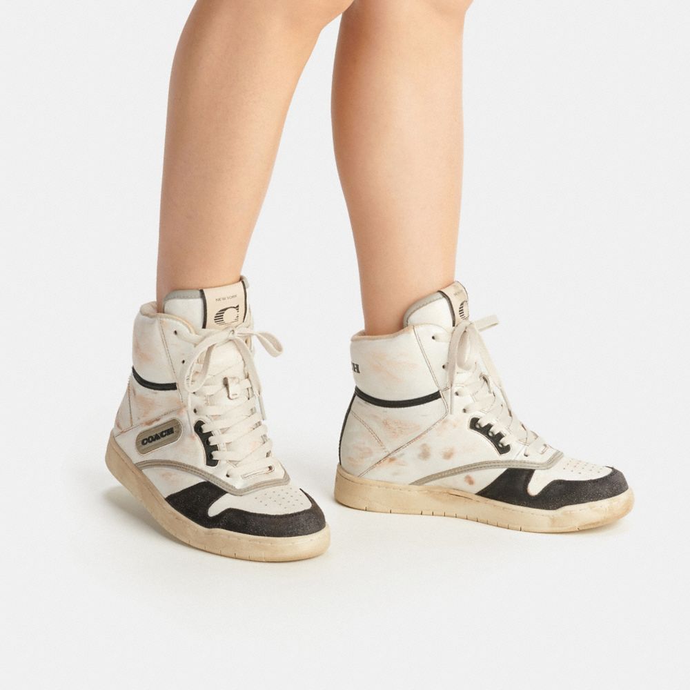 Coach high clearance top sneakers womens