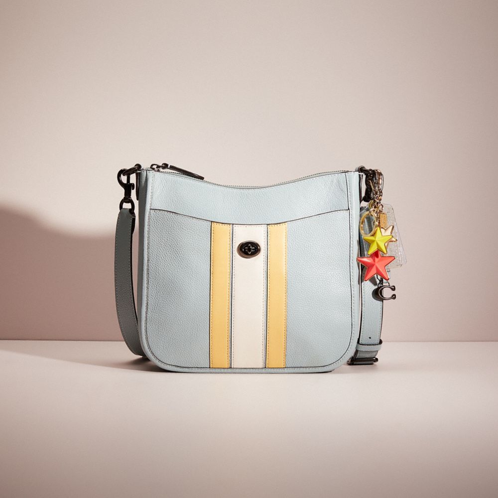 CL123 - Upcrafted Chaise Crossbody Pewter/Aqua