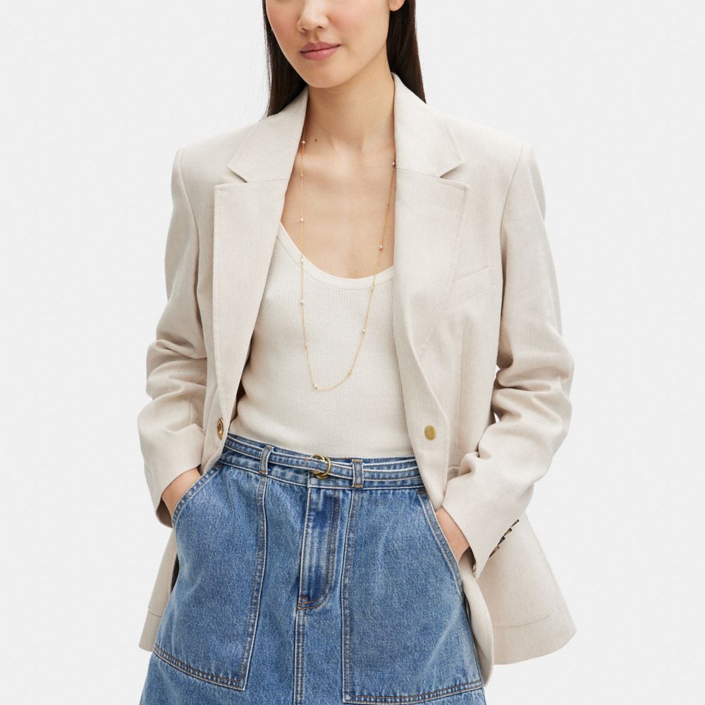 經典珍珠長項鍊