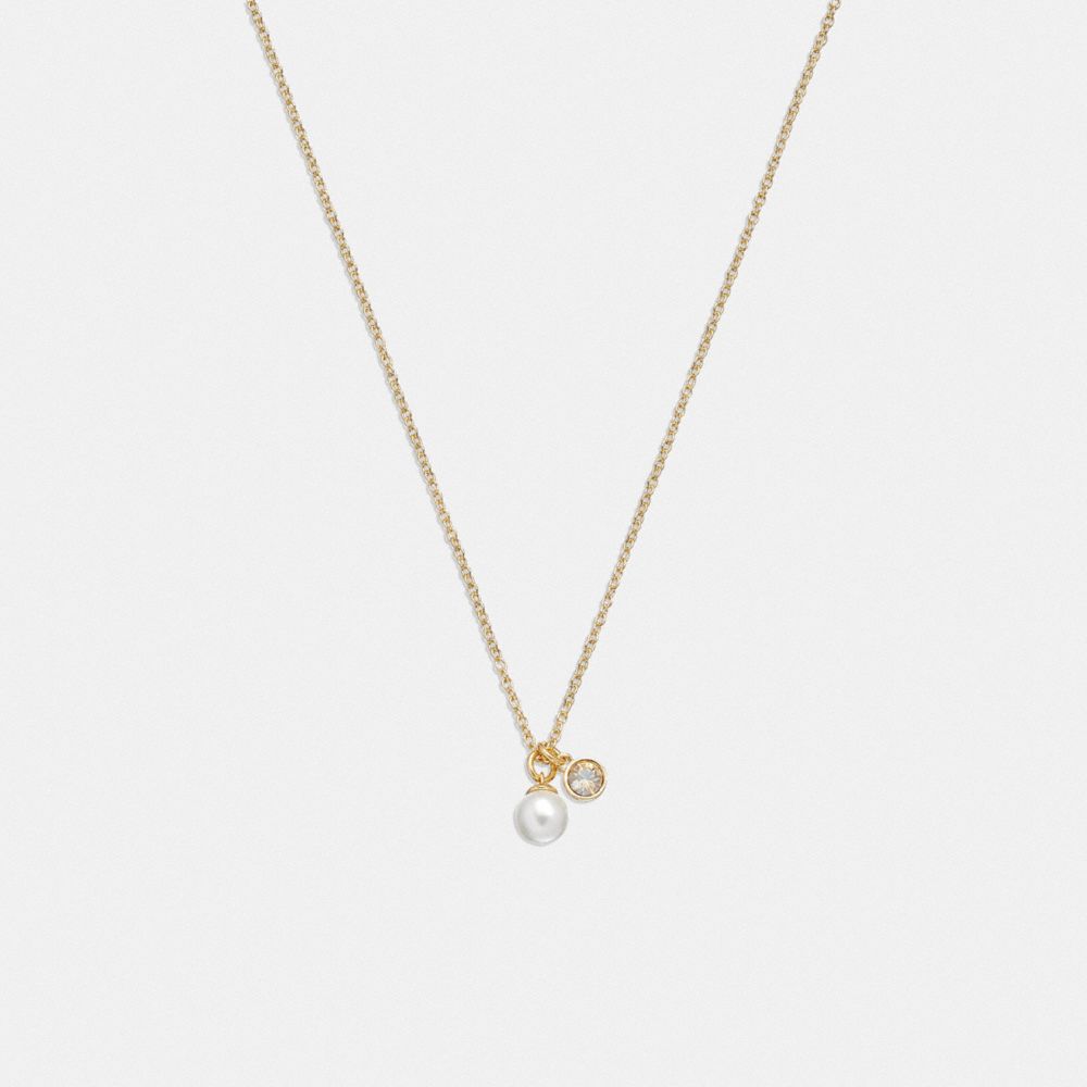 經典珍珠墜飾項鍊