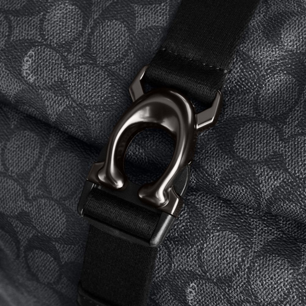 BECK 經典 SIGNATURE 帆布捲口後背包