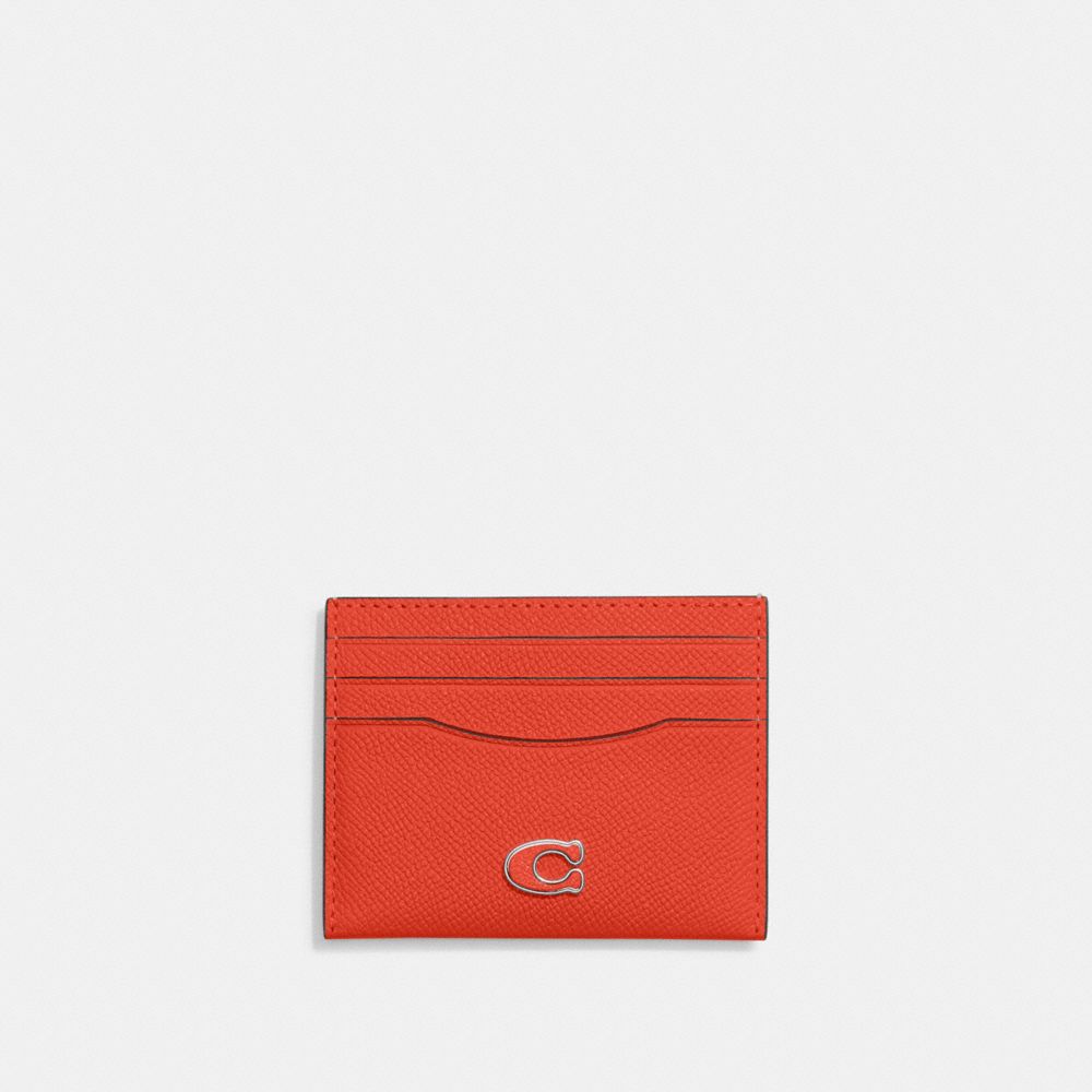 COACH CL253 Card Case Sun Orange