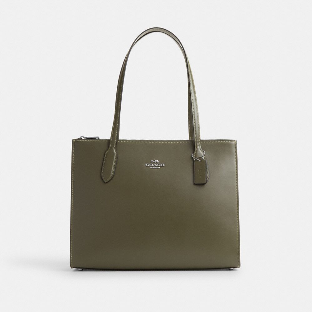 COACH CL398 Nina Carryall SILVER/OLIVE DRAB