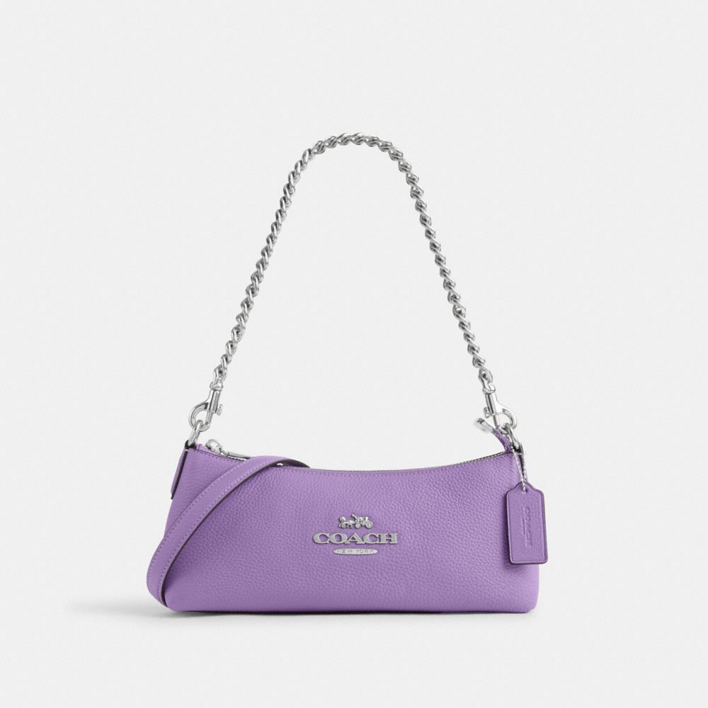 COACH Cl407 - CHARLOTTE SHOULDER BAG - SILVER/IRIS | COACH HANDBAGS