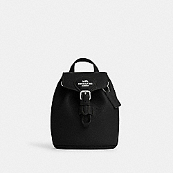 Amelia Convertible Backpack - CL408 - Silver/Black