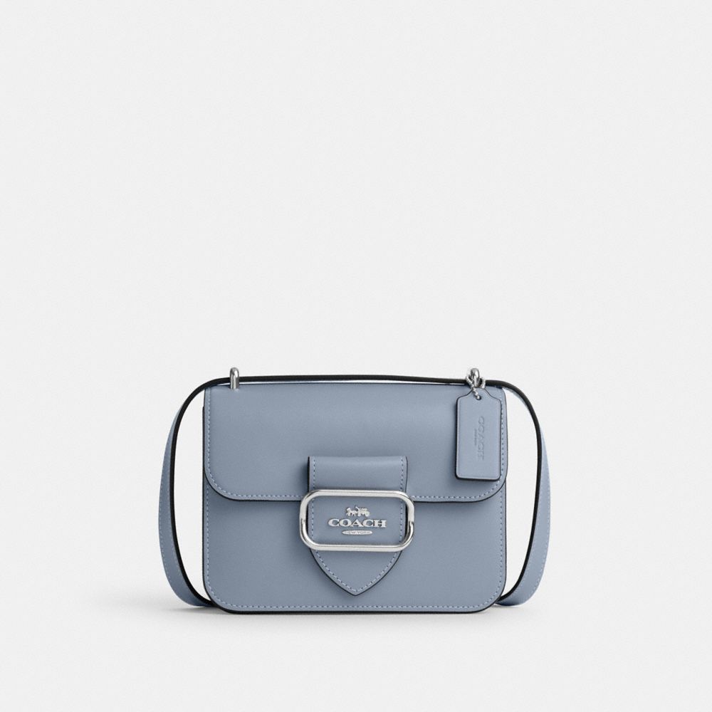 COACH CL416 Morgan Square Crossbody SV/GREY MIST