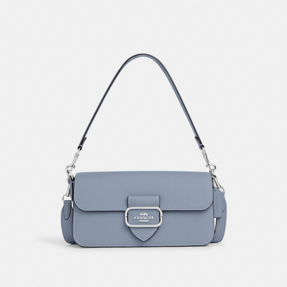 COACH CL461 Morgan Shoulder Bag SV/GREY MIST