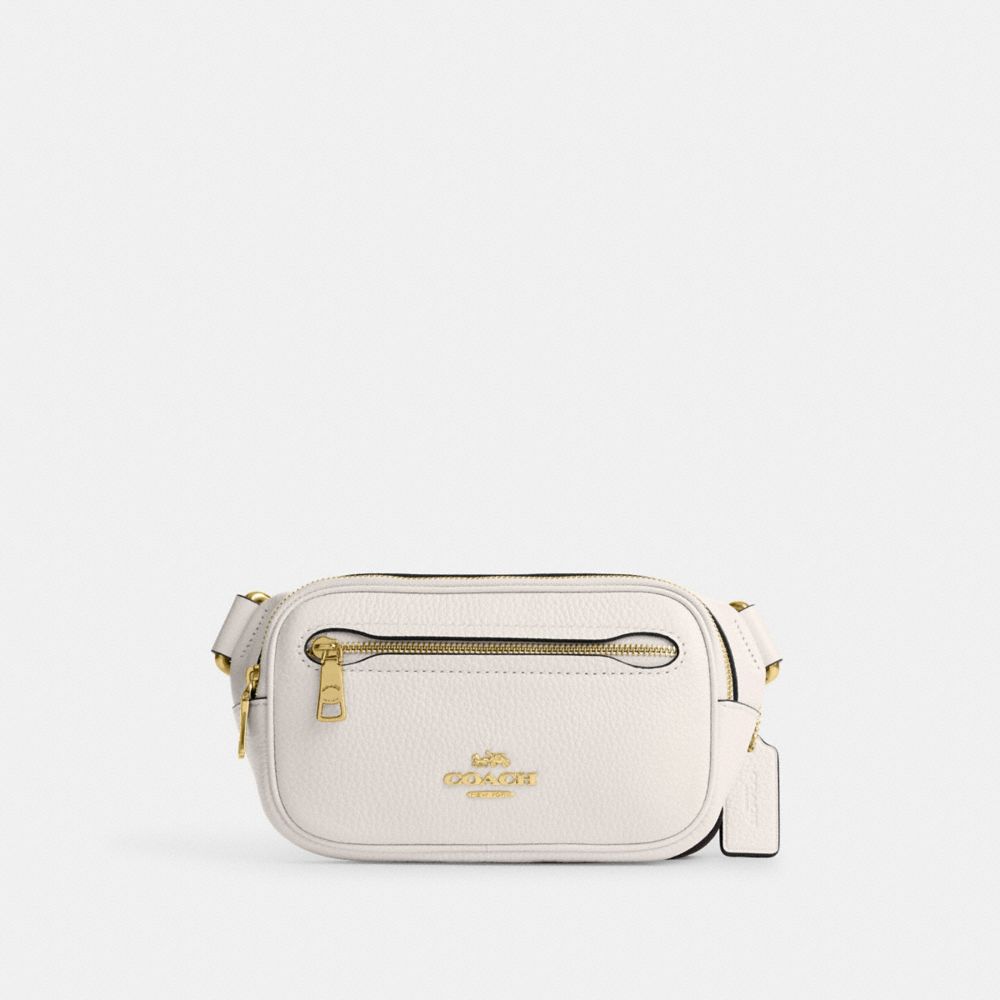 COACH CL479 Mini Belt Bag GOLD/CHALK