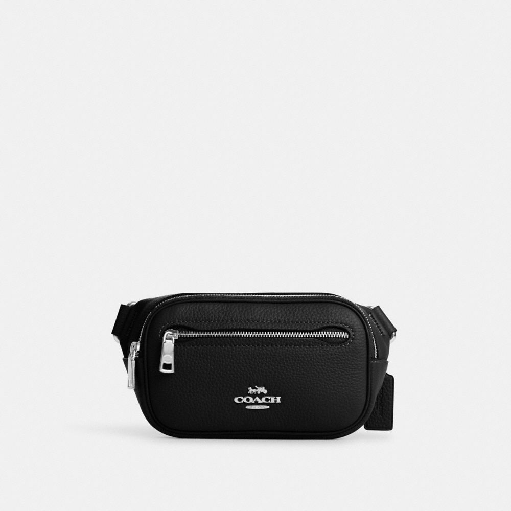 COACH CL479 Mini Belt Bag SILVER/BLACK