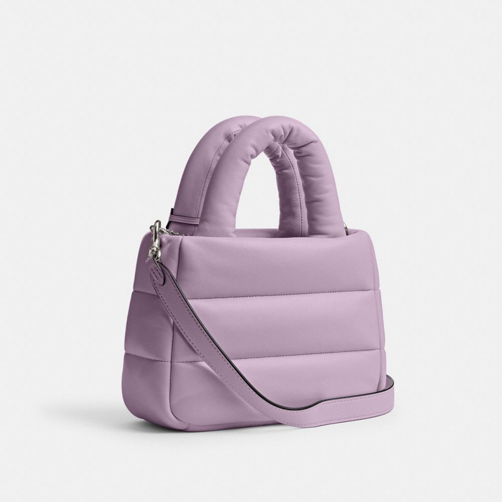 迷你豐盈絎縫托特手袋