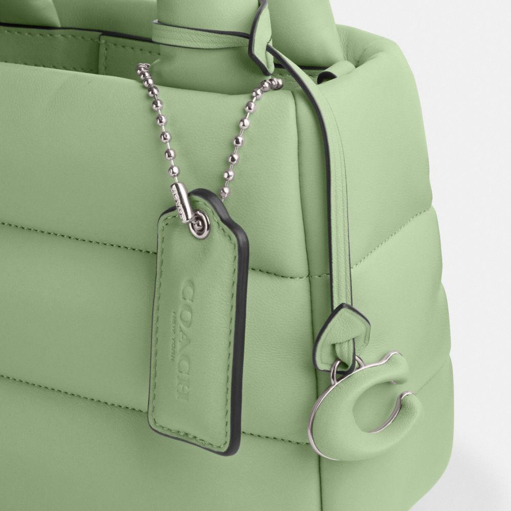 迷你豐盈絎縫托特手袋