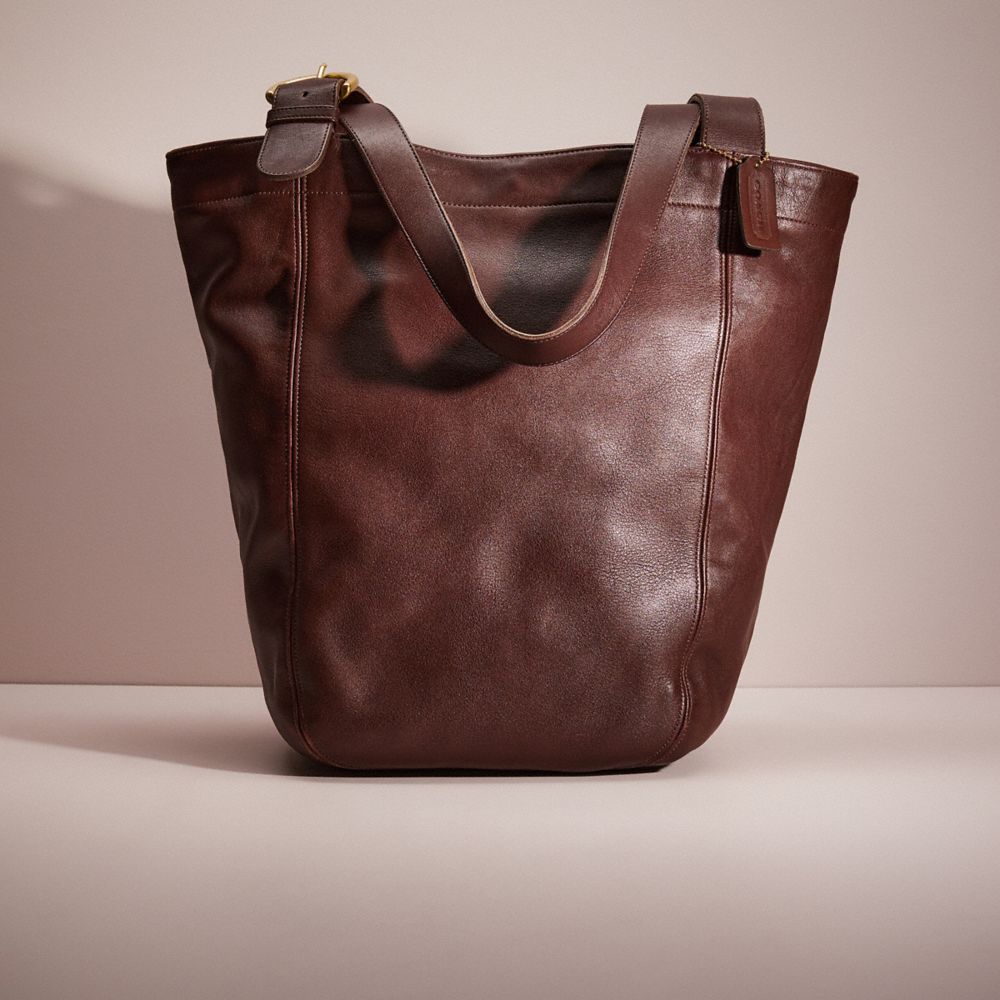 CL625 - Vintage Duffle Shoulder Bag Mahogany Brown