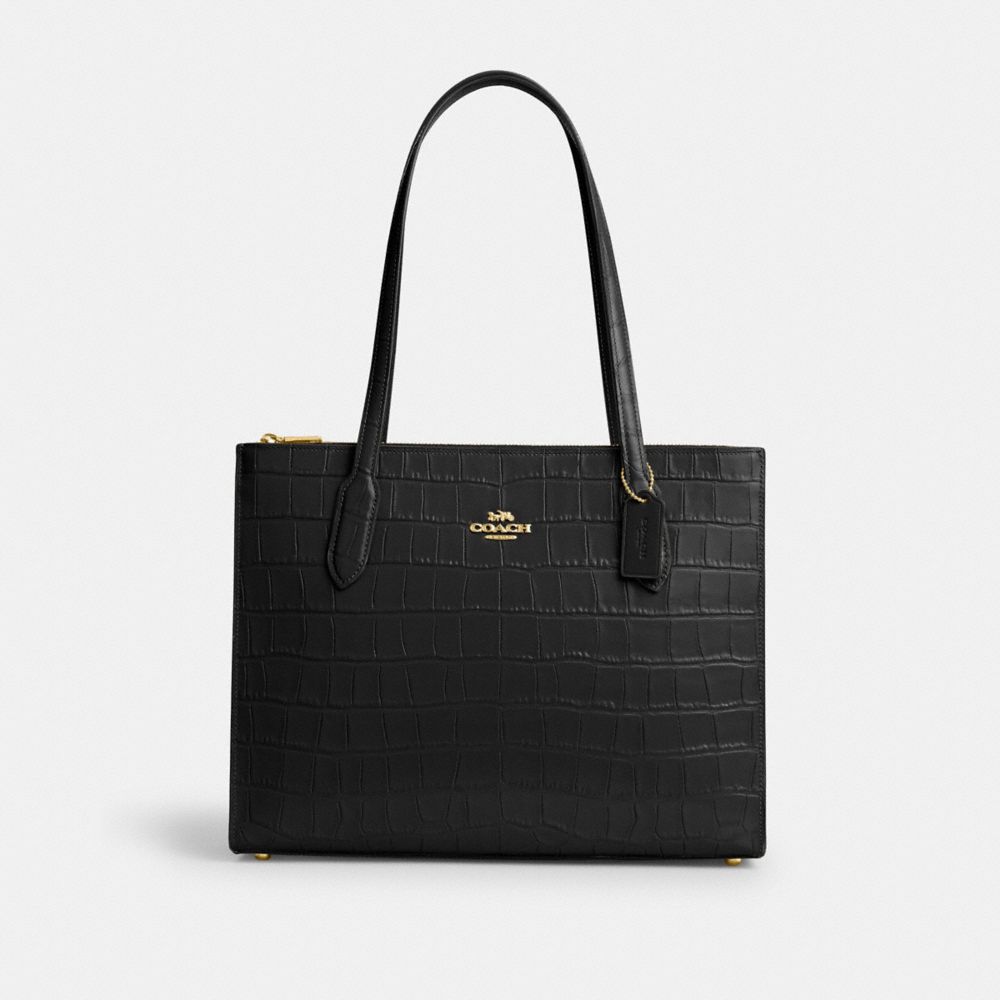 COACH CL654 Nina Carryall GOLD/BLACK