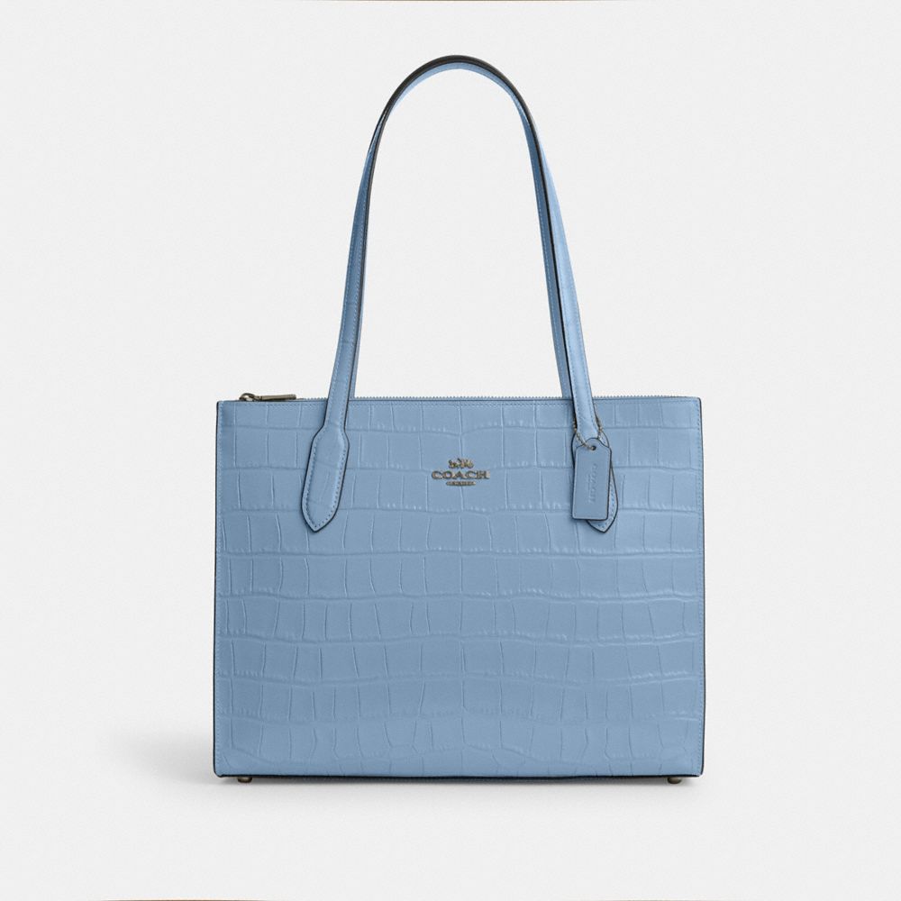 Nina Tote - CL654 - Gunmetal/Cornflower