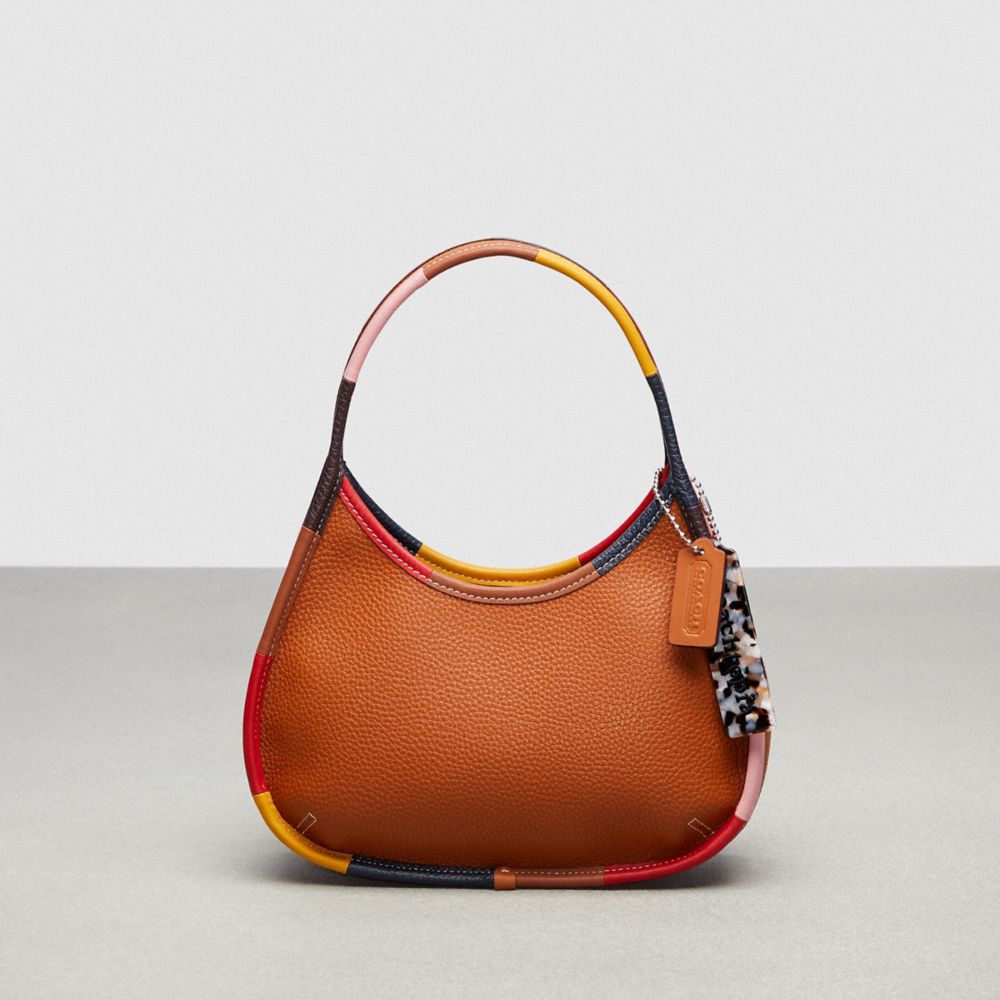 COACH CL701 Ergo Bag In Coachtopia Leather With Colorful Binding BURNISHED AMBER MULTICOLOR