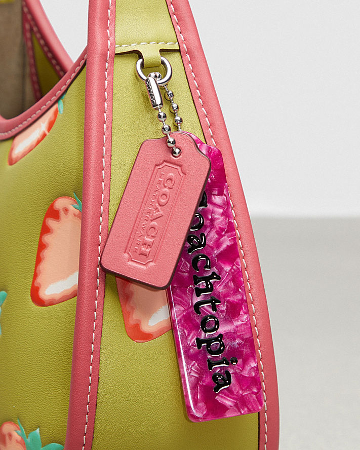 ERGO BAG IN COACHTOPIA LEATHER WITH STRAWBERRY PRINT