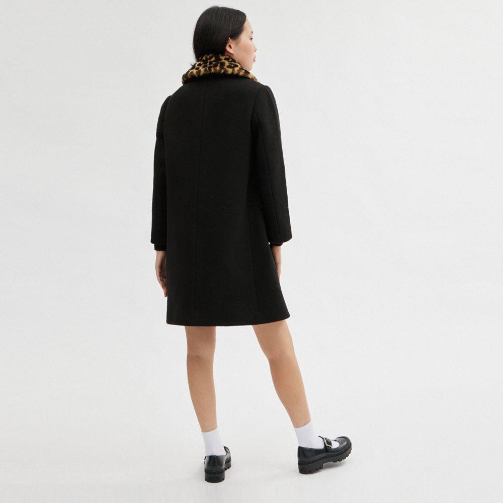 Coach on sale wool coat