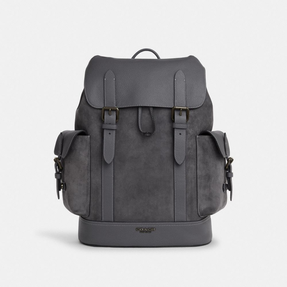 COACH CL955 Hudson Backpack GUNMETAL/INDUSTRIAL GREY