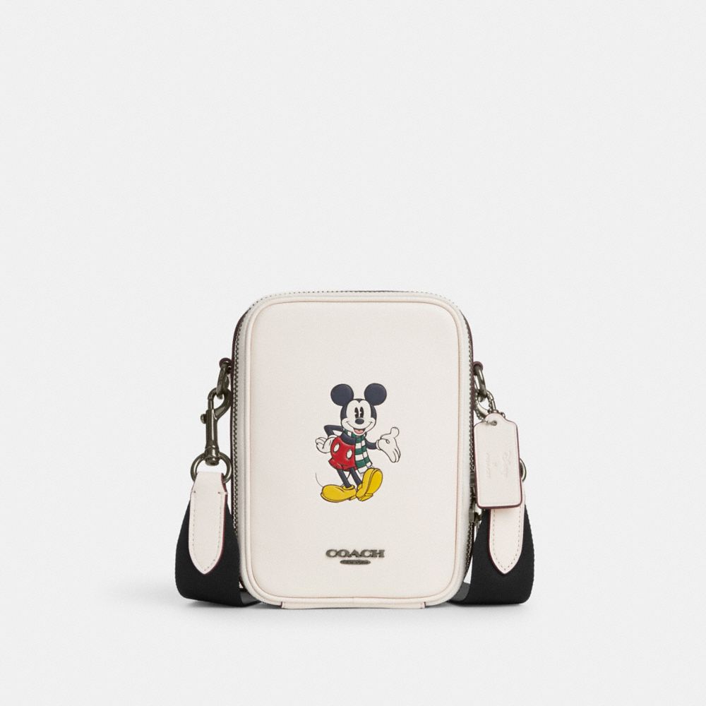 Coach Penny Crossbody in Glove Calf Leather With Mickey