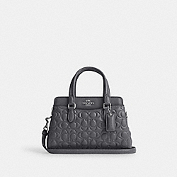 Mini Darcie Carryall With Signature - CM050 - Silver/Industrial Grey