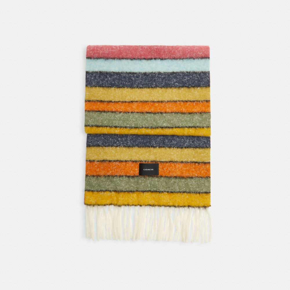 COACH Official Site Official page | STRIPED MUFFLER