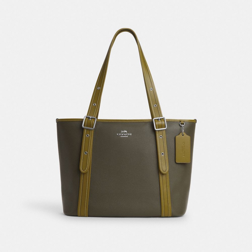 Ashton Tote - CM080 - Silver/Citron Multi