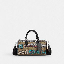 Coach X Mint + Serf Lacey Crossbody In Signature Canvas - CM094 - Silver/Khaki Multi
