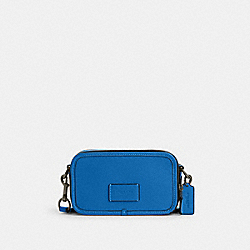 Wyatt Crossbody - CM113 - Gunmetal/Bright Blue