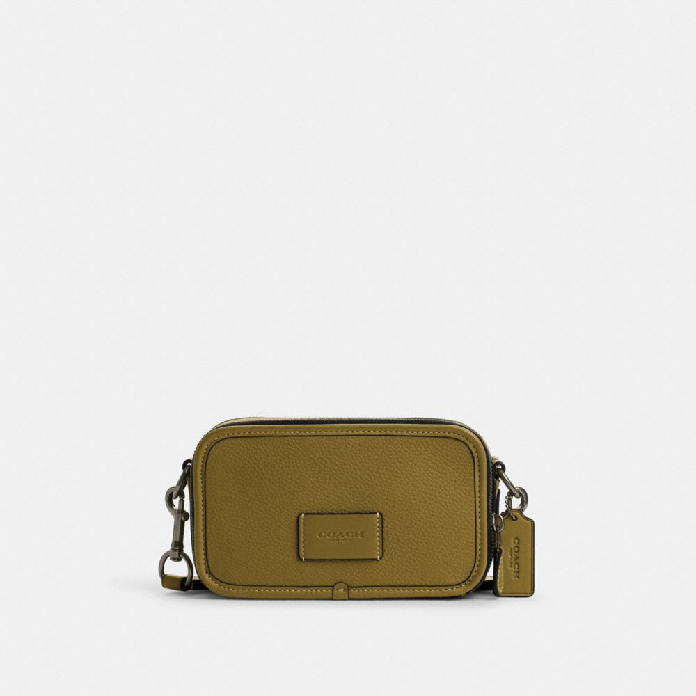 COACH CM113 Wyatt Crossbody GUNMETAL/CITRON