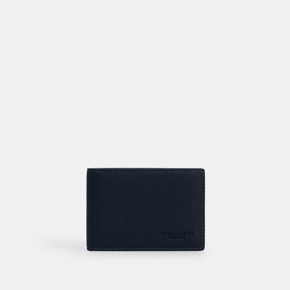 Compact Billfold Wallet - CM167 - Gunmetal/Midnight Navy