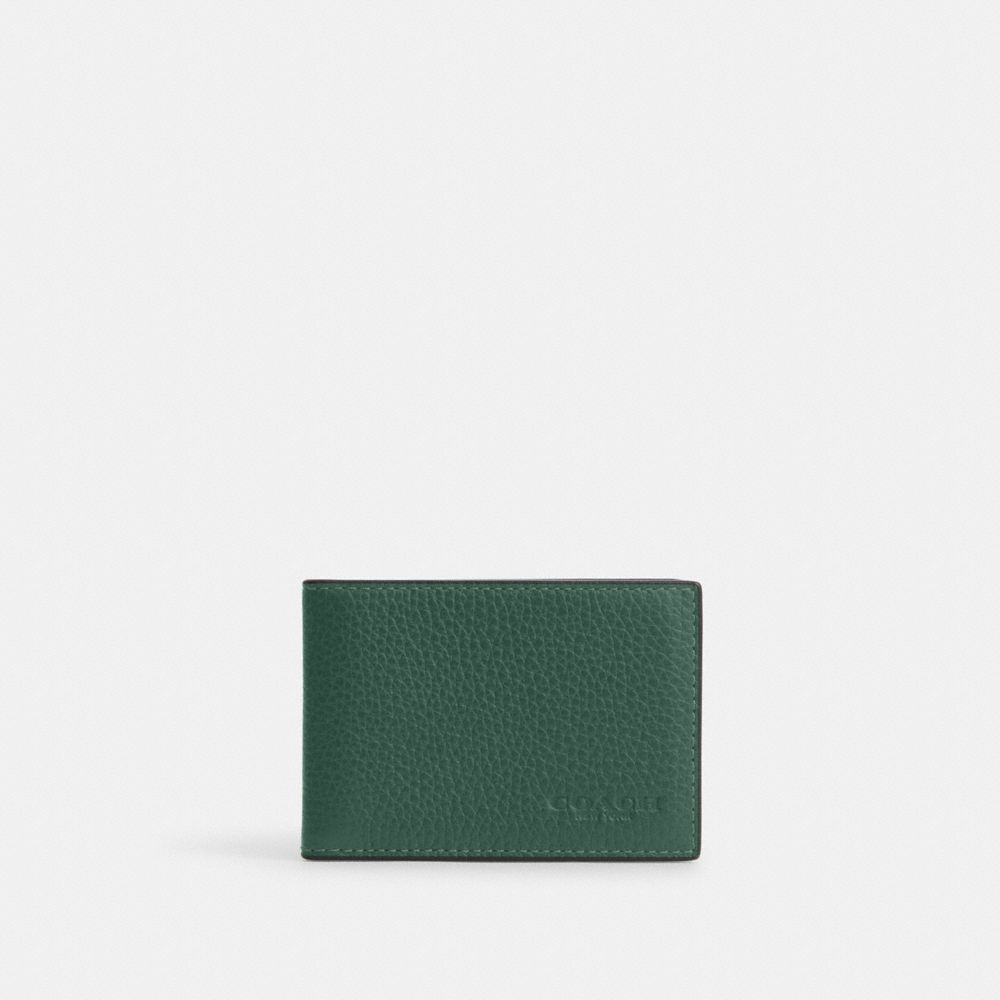 Compact Billfold Wallet - CM167 - Gunmetal/Dark Pine