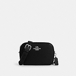 Jamie Camera Bag With Rivets - CM176 - Silver/Black